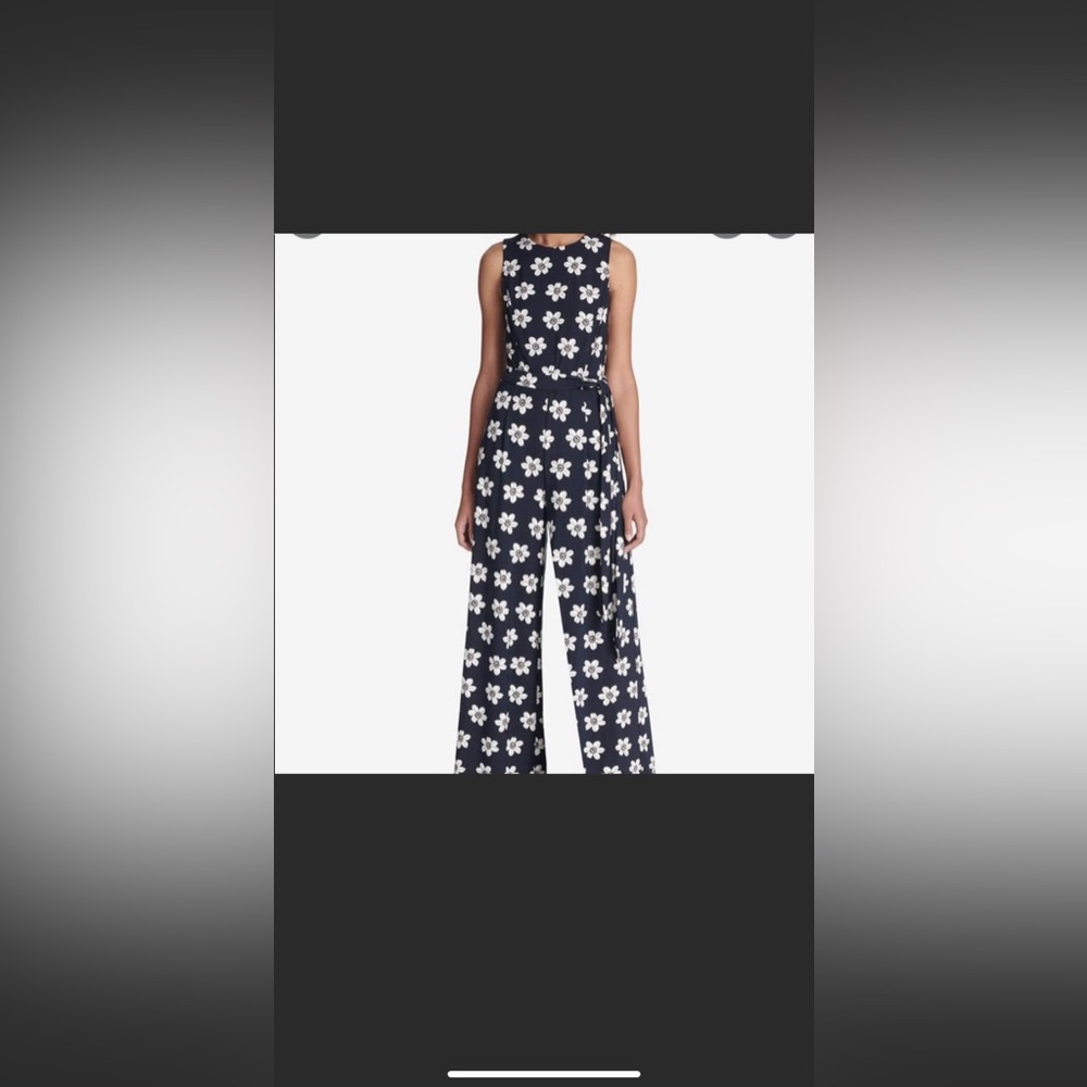 Tommy Hilfiger floral belted jumpsuit. Never worn. Retail 129